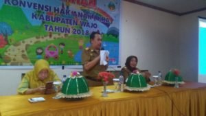 Buka Pelatihan KHA, Herman: Wajo Dua Kali Raih Penghargaan KLA