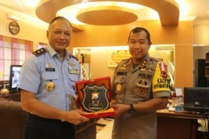 Momen Saat Pangkoops AU II Pamitan Kepada Kapolda Sulsel