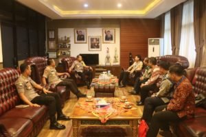 Kapolda Sulsel Terima Audience Pimpinan BRI Makassar