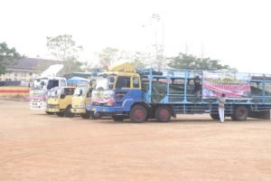 Lagi!, Polda Sulsel Berangkatkan 6 Truk Logistik Untuk Korban Bencana di Sulteng