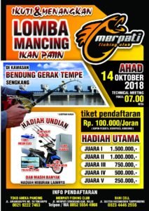 Merpati Fising Club Gelar Lomba Pancing, Berhadiah Jutaan Rupiah dan Doorprize Motor