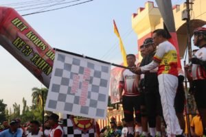 HUT Brimob Polri, Kapolda Bersama Gubernur Sulsel Lepas Ratusan Peserta Fun Bike