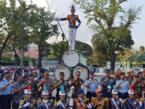Kapolda Sulsel Saksikan Penampilan Drum Band Taruna TNI AU