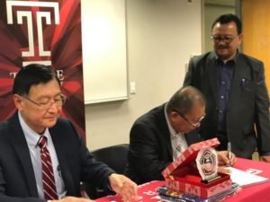 Lawatan LLDIKTI IX Sulawesi ke Amerika Serikat, YPUP Teken Kerjasama Universitas Temple USA