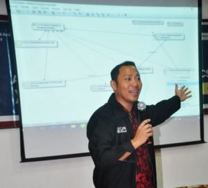 Ketua II STIM Lasharan Jaya Narasumber Pre-Conference di Unhas