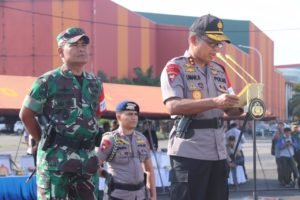 Kapolda Sulsel dan Pangdam XIV/HSN Jadi Irup Gelar Pasukan Ops Lilin 2018