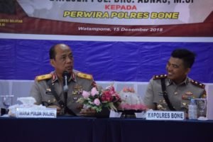 Ini Pesan Wakapolda Sulsel Kepada Personil Polres Bone dan Brimob Yon C