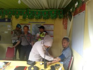 Dukung Operasi Lilin 2018, Biddokkes Polda Sulsel Gencar Berikan Layanan Kesehatan