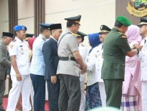 Wakapolda Sulsel Hadiri Pelantikan Bupati Sidrap dan Jeneponto