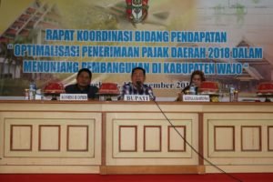 Buka Rakor Pajak Daerah, Bupati Wajo: Kades Harus Berinovasi dalam Mengoptimalkan Penerimaan Pajak di Desa