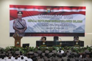 Saat Commander Wish, Kapolda Sulsel Tekankan Hal Ini Kepada Anggotanya