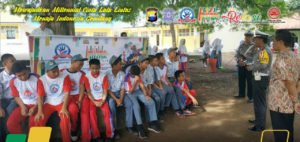 Police To School, Satlantas Polres Bone Sosialisasi MRSF di SMAN 9