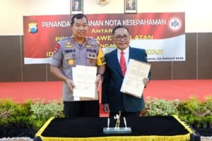 Siap Layani Masyarakat, Kapolda Sulsel-Ketua IDI Tanda Tangani MoU