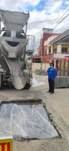 Ketua Komisi II DPRD Wajo Pantau Pekerjaan Perbaikan Jalan A.Macca Amirullah