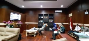 Teleconference dengan Wagub, Amran Mahmud Laporkan Kondisi Terkini Covid 19 di Wajo
