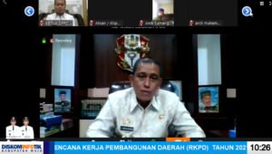 Bupati Wajo Buka Musrenbang RKPD 2021 Via Jejaring Daring