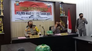 2020, Polres Wajo Ungkap 75 Kasus Narkoba