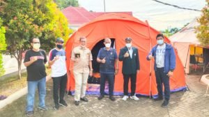 Dirikan Dapur Umum untuk Korban Gempa, Bupati Wajo Bermalam di Tenda Pengungsian