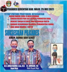 Hari Ini, Pilkades Serentak digelar di Wajo, Petahana Optimis Kembali Menang