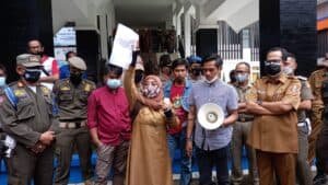 Honorer K2 Kembali Berunjuk Rasa Tuntut Pemkab Perjuangkan Haknya