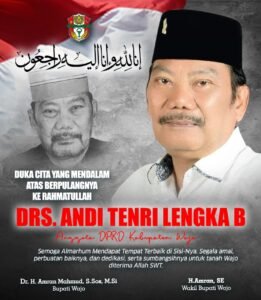 Anggota DPRD Wajo Andi Tenri Lengka Meninggal, Amran Mahmud Sampaikan Duka Mendalam