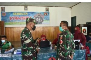 Kodim 1402 Polman Gelar Vaksinasi Dosis Kedua, Dandim : Tetap Terapkan Prokes