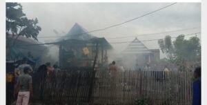 Diduga Ledakan Tabung Gas, Satu Rumah di Sidenreng Hangus Terbakar
