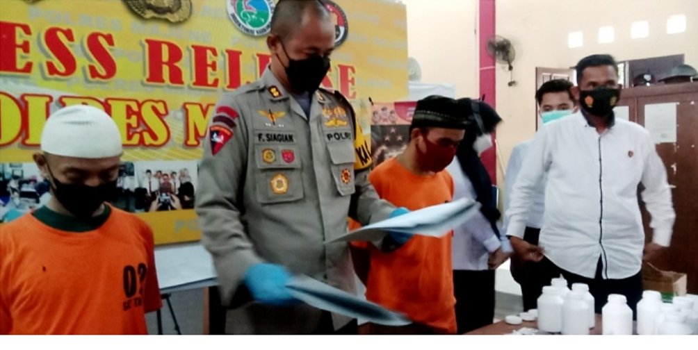 Polres Majene Ungkap Dua Terduga Pelaku Penjual Obat-obatan Terlarang