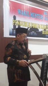 Wamenag Berkunjung ke Wajo, Ingatkan Pentingnya Vaksinasi Covid- 19