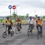Jumat Sehat, Kapolres Sidrap Ajak Anggota Gowes