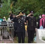 Pimpin Upacara Pemakaman, Kapolres Sidrap Beri Penghormatan Terakhir ke Alm Aiptu Sumadi