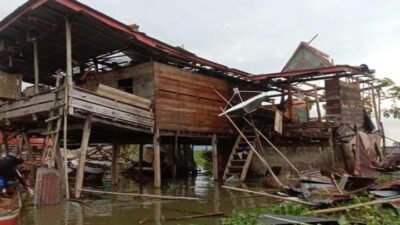 Angin Kencang Melanda Wajo, 278 Rumah Alami Kerusakan