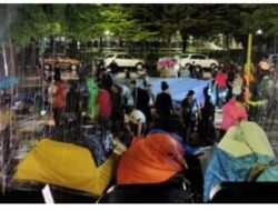 Mengganggu Ketertiban Kota, Tenda Imigran di Makassar Dibongkar Petugas