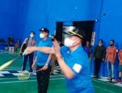 Hadiri Turnamen Bulutangkis PWI Cup III, Amran Mahmud : Jadikan Turnamen Sebagai Penyemangat Dalam Membangun Silaturahmi