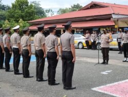 37 Personil Polres Wajo Naik Pangkat