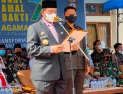 Hari Pertama Berkantor Tahun 2022, Bupati Pimpin Peringatan HAB