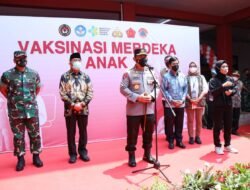Launching Vaksinasi Merdeka Anak, Kapolri: Upaya Menjaga Generasi Penerus Bangsa