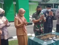 Bantu Perbaikan Kantor Kodim 1406 Wajo, Brigjen Djashar : Terimakasih Pemkab Wajo