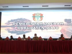 Libatkan Pimpinan Forkopimda, Pemkab Wajo Gelar Rapat Koordinasi Percepatan Penuntasan Penyaluran Bansos