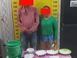 Nyamar Jadi Pembeli Sabu, Pasutri Asal Tanjung Balai Ditangkap Satres Narkoba Polres Asahan