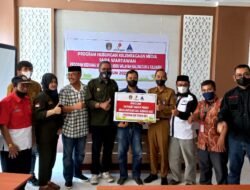 Gelar Sapa Wartawan, SKK Migas – Energy Equity Berbagi Sembako Kepada Wartawan Wajo