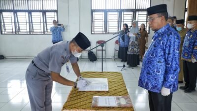 Sekretaris Daerah Kabupaten Asahan Lantik 192 Kepala Sekolah