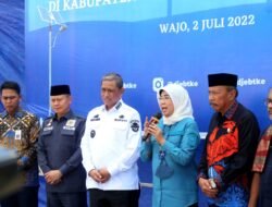 Bupati Wajo dan Wabup Bone Dampingi AYP Resmikan 137 Unit PJUTS di Atakkae