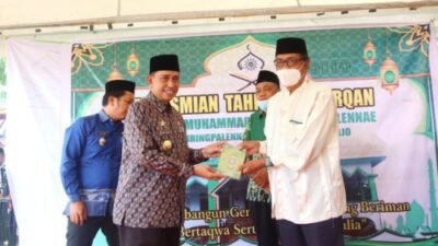 Resmikan Dua Pondok Tahfiz, Bupati Wajo: Menghafal Al-Qur’an Benteng Perkembangan Zaman