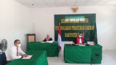 Penegakan Perda, Satpol PP Damkar dan Penyelamatan Aktif Gelar Operasi Yustisi