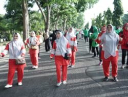 Sambut HUT RI ke 77, Pemkab Asahan Gelar Senam Massal