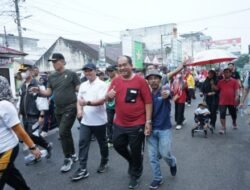 Meriahkan HUT RI Ke 77, Bupati Asahan Lepas Gerak Jalan Santai