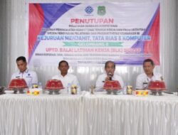 Dollah Mando Tutup Pelatihan Berbasis Kompetensi BLK, Berharap Program Berlanjut