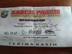 Pengguna Mobil Kecewa, Harga Jasa Parkir di Pasar Malam Terminal Kisaran Rp. 10.000