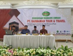 Hadiri Bimbingan Manasik Umrah, Kepala Kemenag Sulsel Puji Manajemen PT.Darmawan Tour & Travel